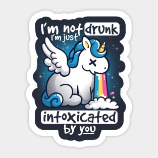 Unicorn not drunk Sticker